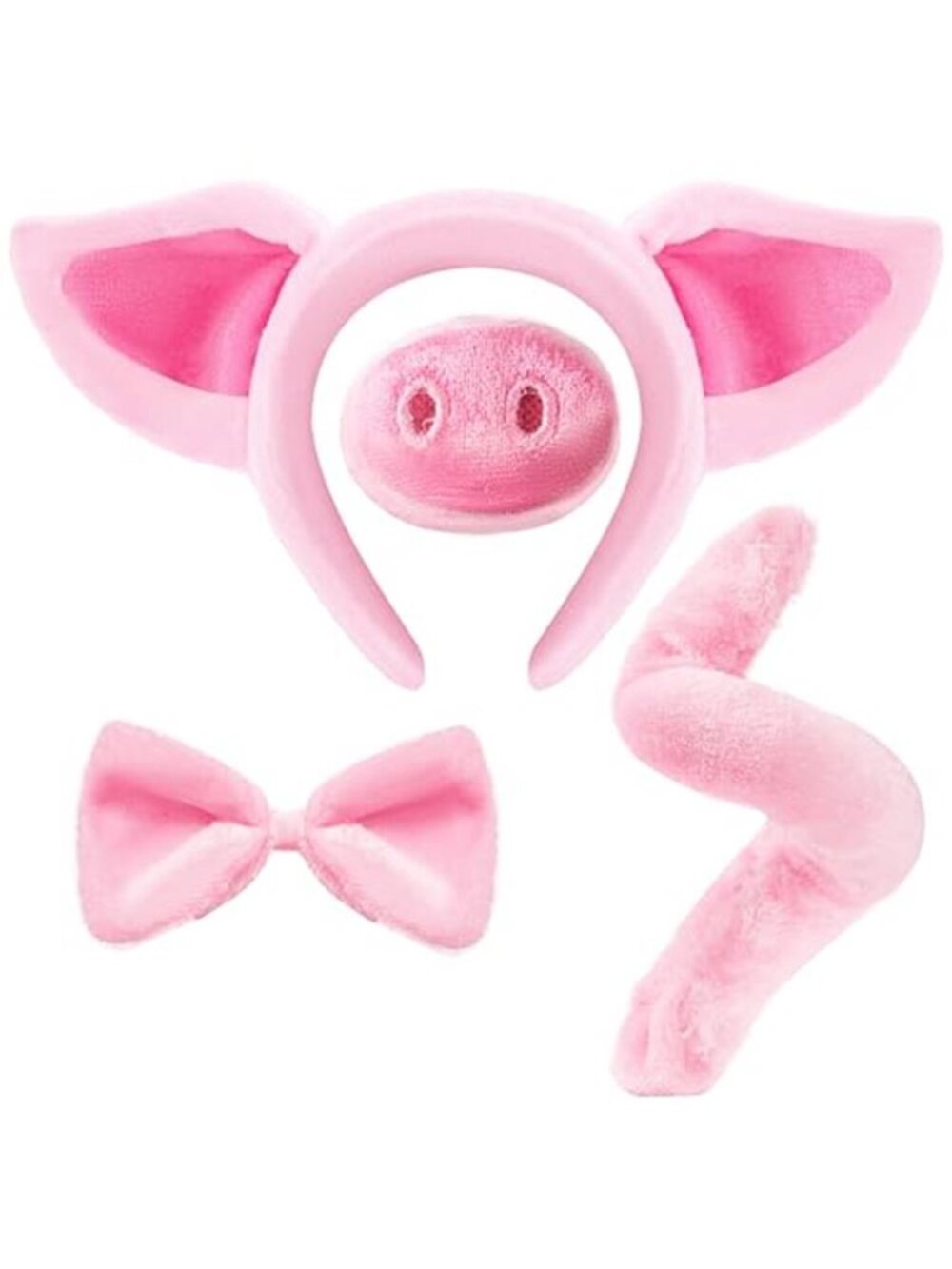 Pink Pig Costume Accessories Set Animal Costume